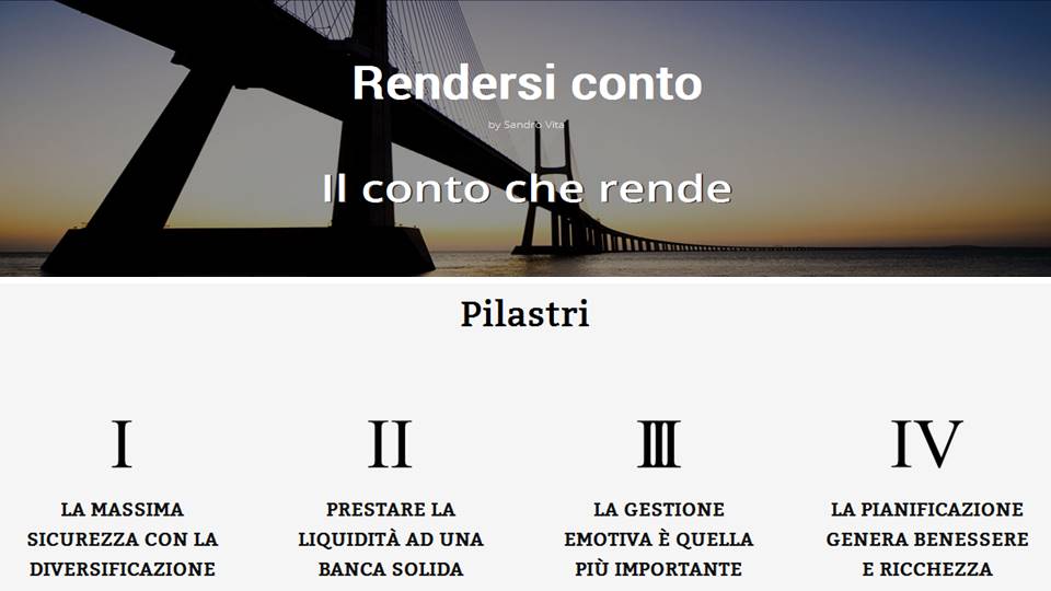 Rendersi conto: 4 pilastri